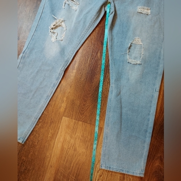 Shein. Destressed jeans XL - Picture 4 of 15